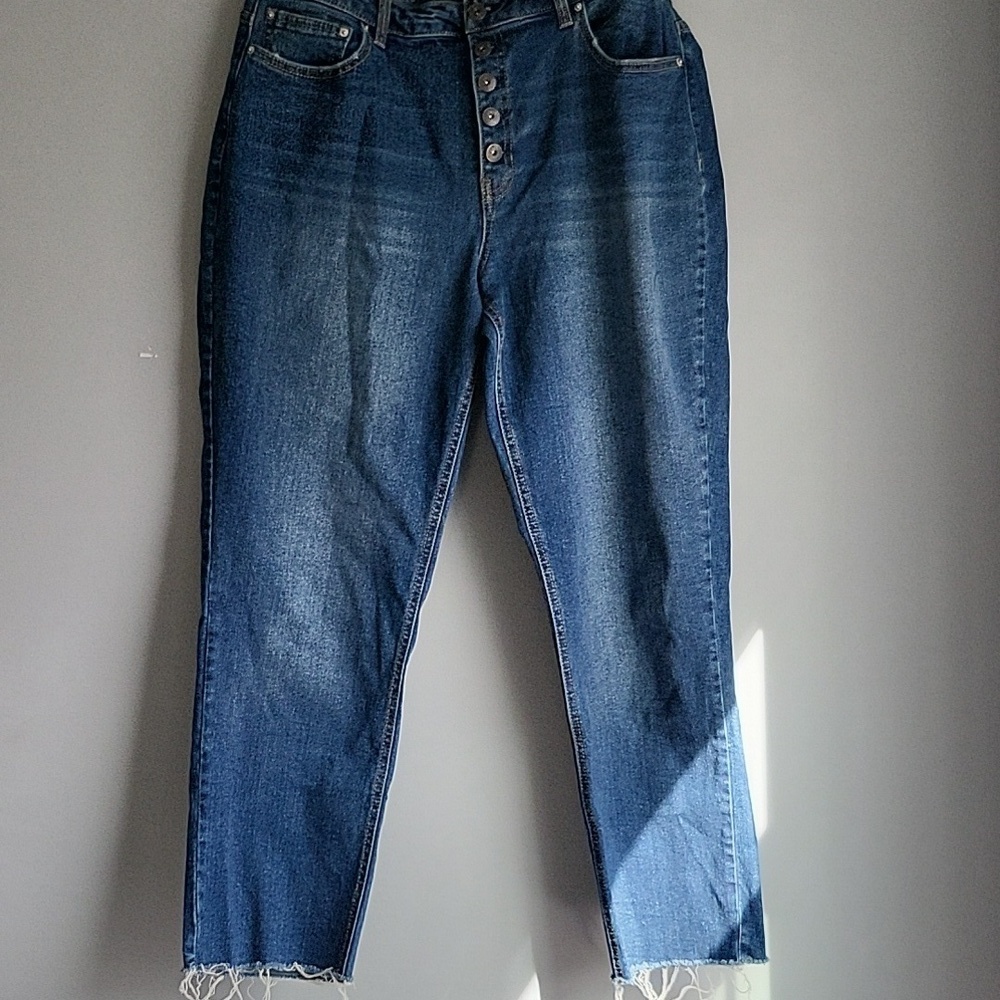 Stitch Star ankle jeans with raw cuffs